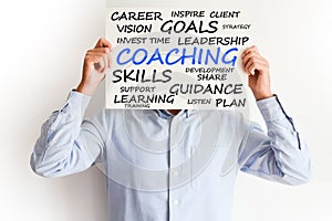 Personal or career coaching concept photo