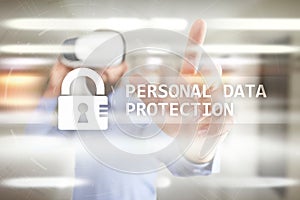 Personal data protection, Cyber security and information privacy. GDPR.