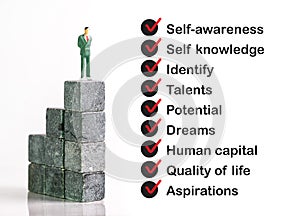 Personal development skill Concept