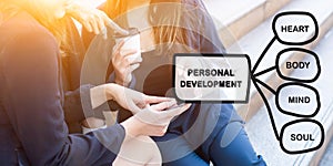 Personal development skill Concept