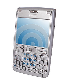 Personal digital assistant smartphone isolated