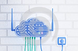 The Personal Digital Cloud of a Smart House