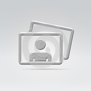 Personal foto album content icon