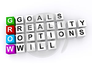 Personal goals grow acronym