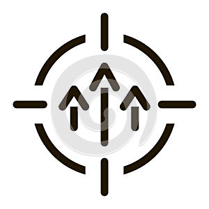 personal goals icon Vector Glyph Illustration