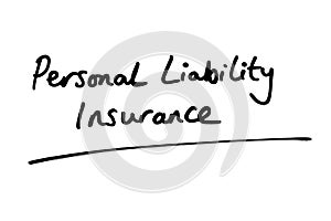 Personal Liability Insurance