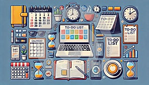 Personal Productivity and Organization Vector
