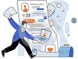 Personal profile. User-friendly interfaces make it easy to update personal profile pages