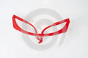 Personal protective equipment eye glass with protec coronavirus