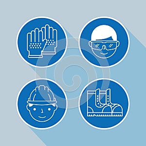 personal protective equipment icons