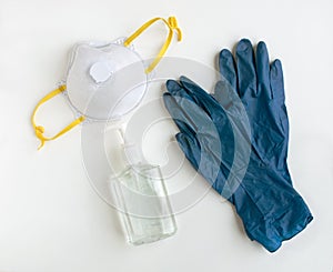 Personal Protective Equipment with NIOSH 95 Mask