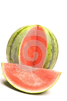 Personal size seedless watermelon photo