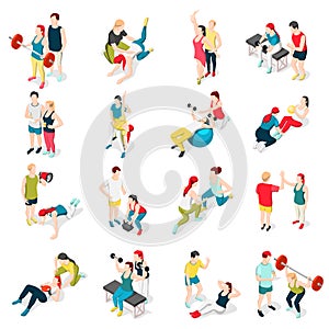 Personal Trainer Sport Icons