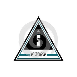 personal vaporizer e-cigarette e-juice liquid label badge