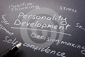 Personality Development and other signs.