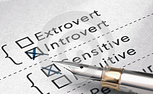 Personality Test, Extrovert or Introvert Person