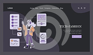 personalization. Flat Vector Illustration