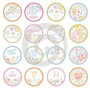 Personalized Candy Sticker Labels photo