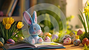 Personalized Easter Storybook with Plush Bunny