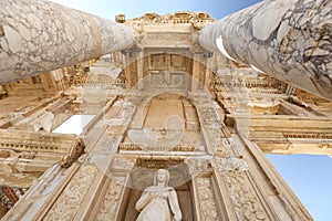 Personification of Virtue, Arete Statue in Ephesus Ancient City, Izmir, Turkey photo