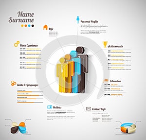 Personnel infographics photo