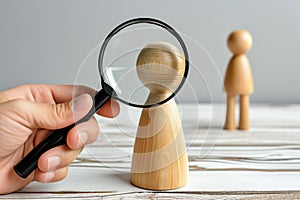 Personnel recruitment and selection, talent and leaders search concept. Process of recruiting and hiring human resources