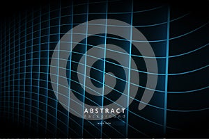 Perspective black blue abstract technology cyberspace background,futuristic digital geometric technology background,technology bus photo