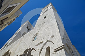 Perspective of a church. Apulia.