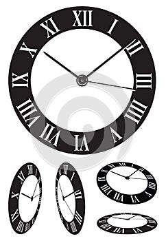 Perspective clock