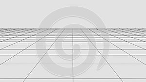 Perspective grid background. Abstract vector wireframe landscape. Abstract mesh background. Vector illustration