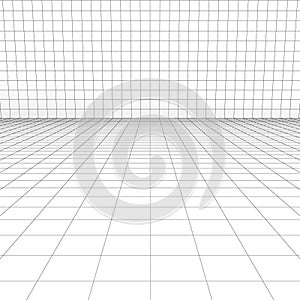 Perspective grid for background photo