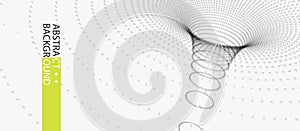 Perspective grid background. Technologyscience style. Vector Illustration