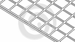 Perspective Grid of Squares Pattern Abstract Background, vector design Generative AI