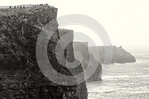 Perspective of Irish Cliffs