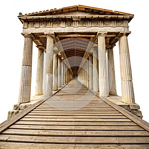 Perspective isolated on white background