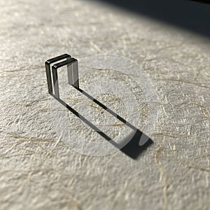 The perspective and lighting create an illusion, making the s