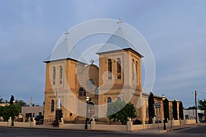 Perspective of Minor Basilica of Mesilla photo