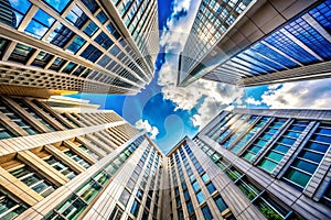 Building and sky view from ground