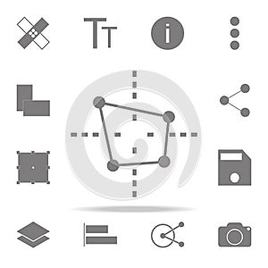 perspective sign icon. web icons universal set for web and mobile
