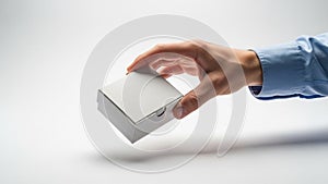 The perspective suggests a focus on the interaction between the