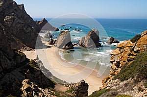 Perspective of Ursa Beach, Cape Roca