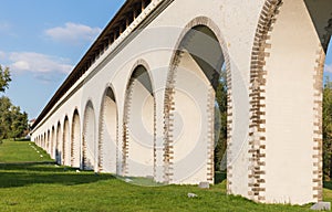 Perspective view of aqueduct bridge photo