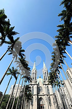 Perspective view of the Cathedral of Sao Paulo