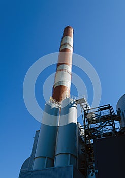 Perspective view of chimney