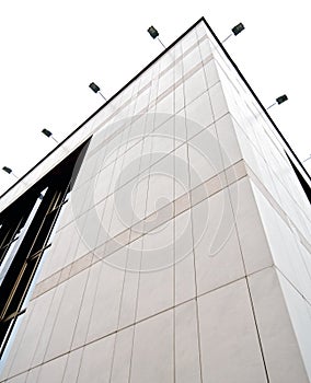 Perspective view of corporate building