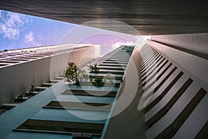 Perspective view of public residential housing apartment in Bukit Panjang.