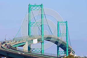 Perspective View of the Vincent Thomas Bridge