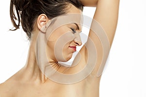 Perspiration - smelly armpits photo