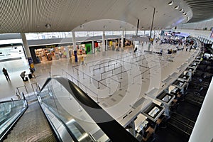 The international departure hall. Perth airport. Perth. Western Australia