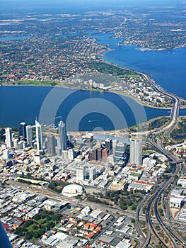 Perth City Aerial View 2